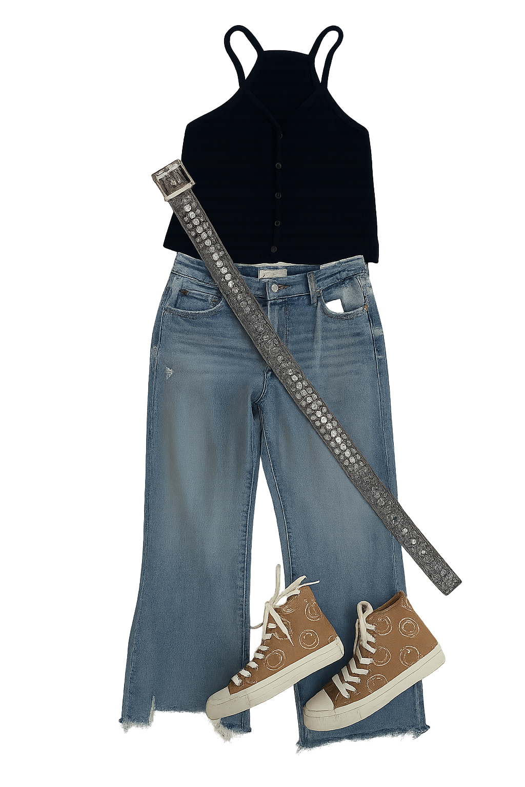 High-Waisted Skinny Jeans